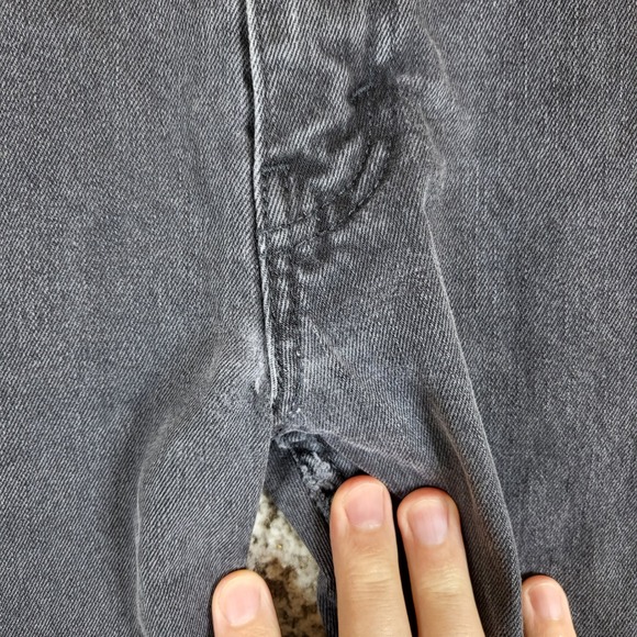 Levi's 514 Straight Fit Jeans Mens W38 L32 Black Denim Pants - Picture 5 of 12